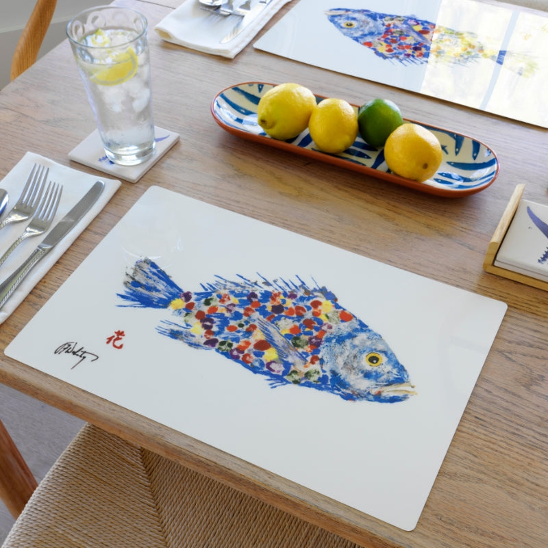 Rainbow Fish Placemat | Beach House