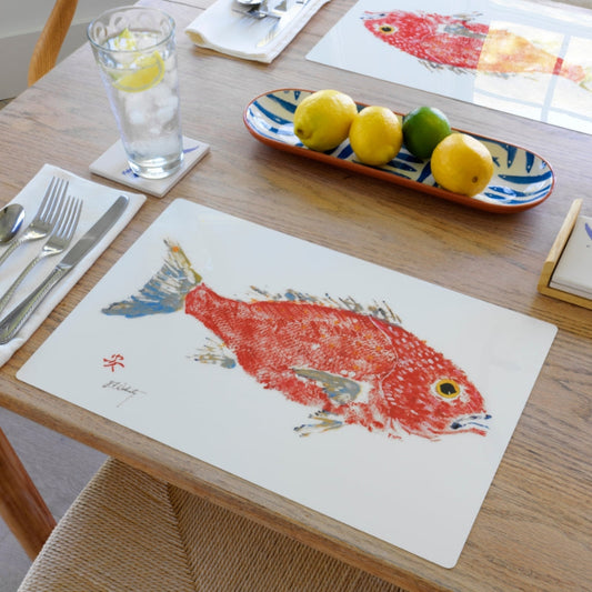 Red Snapper Placemat | Beach House
