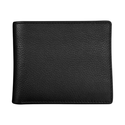 Men's Pebble Grain Leather Bifold Wallet