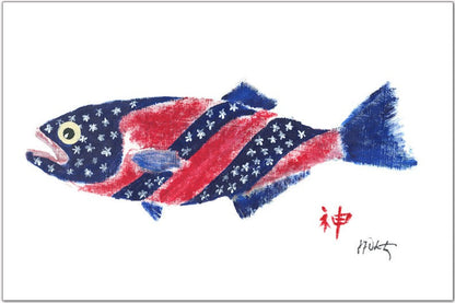 Star Banner Fish Placemat | Ocean-Inspired