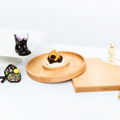 pickle ball mini and cowboy boots and campfire mini and woodboards